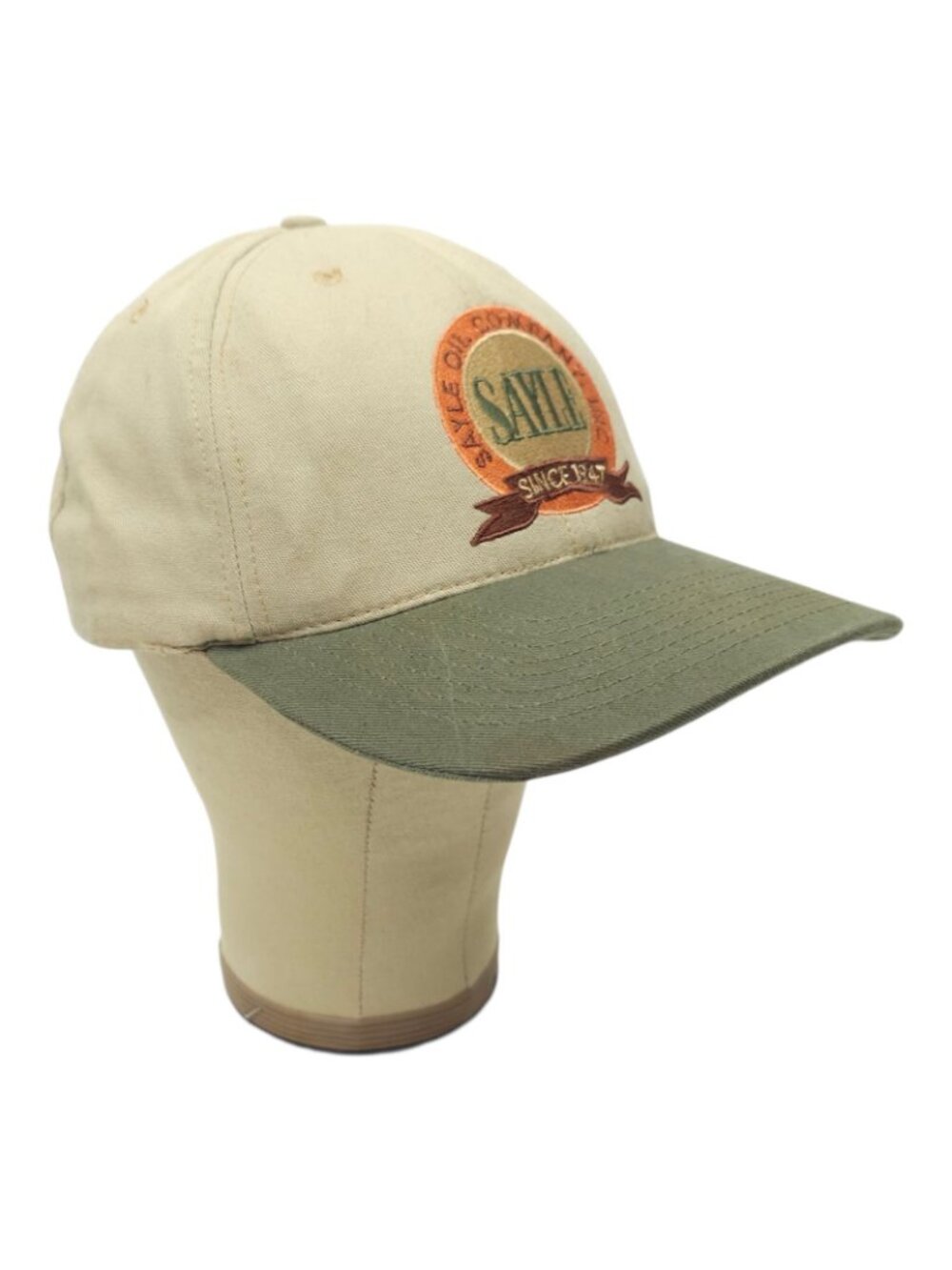 Sayle Oil Company Vintage Snapback Cap Hat Trucker Baseball Embroidered Logo - Picture 3 of 14